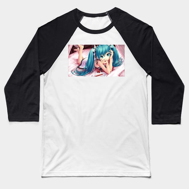 Beautiful anime Baseball T-Shirt by endi318